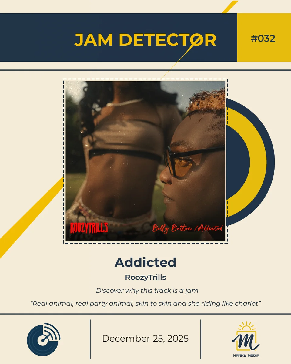 Jam Detector episode 032 feature card for Addicted by RoozyTrills