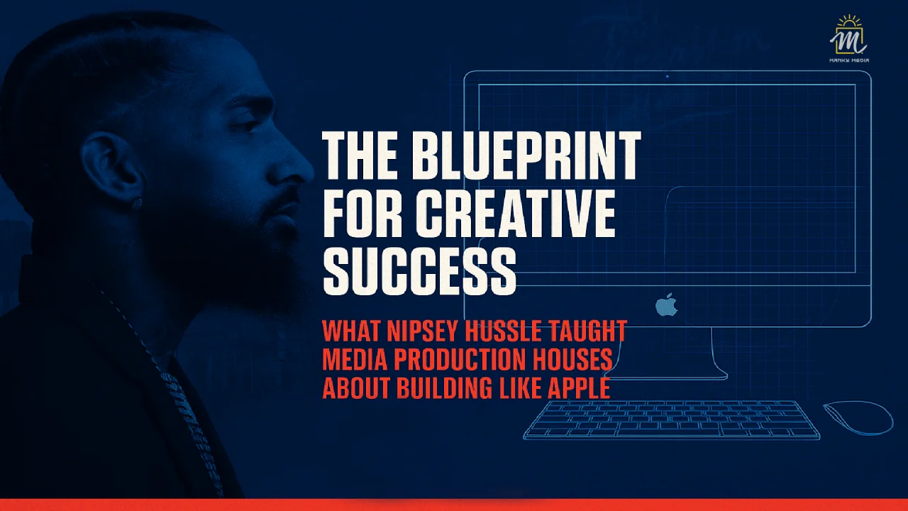 The Blueprint for Creative Success article poster featuring Nipsey Hussle